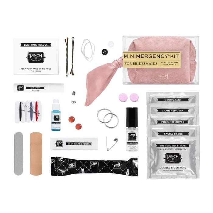Velvet Minimergency Kits for Bridesmaids- Dusty Rose - Giften Market 